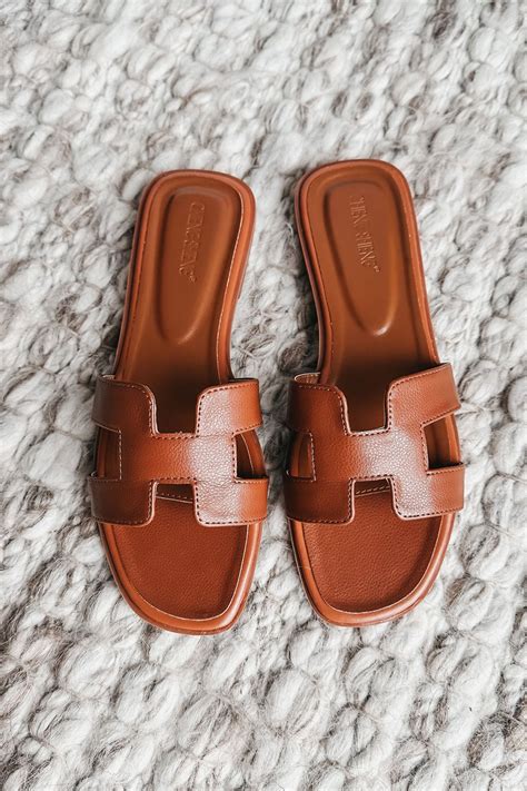 pink hermes sandals dupe|hermes knockoff sandals.